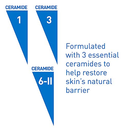 CeraVe Foaming Facial Cleanser | Daily Face Wash for Oily Skin with Hyaluronic Acid, Ceramides, and Niacinamide| Fragrance Free | 16 Fluid Ounce-UPStoxs