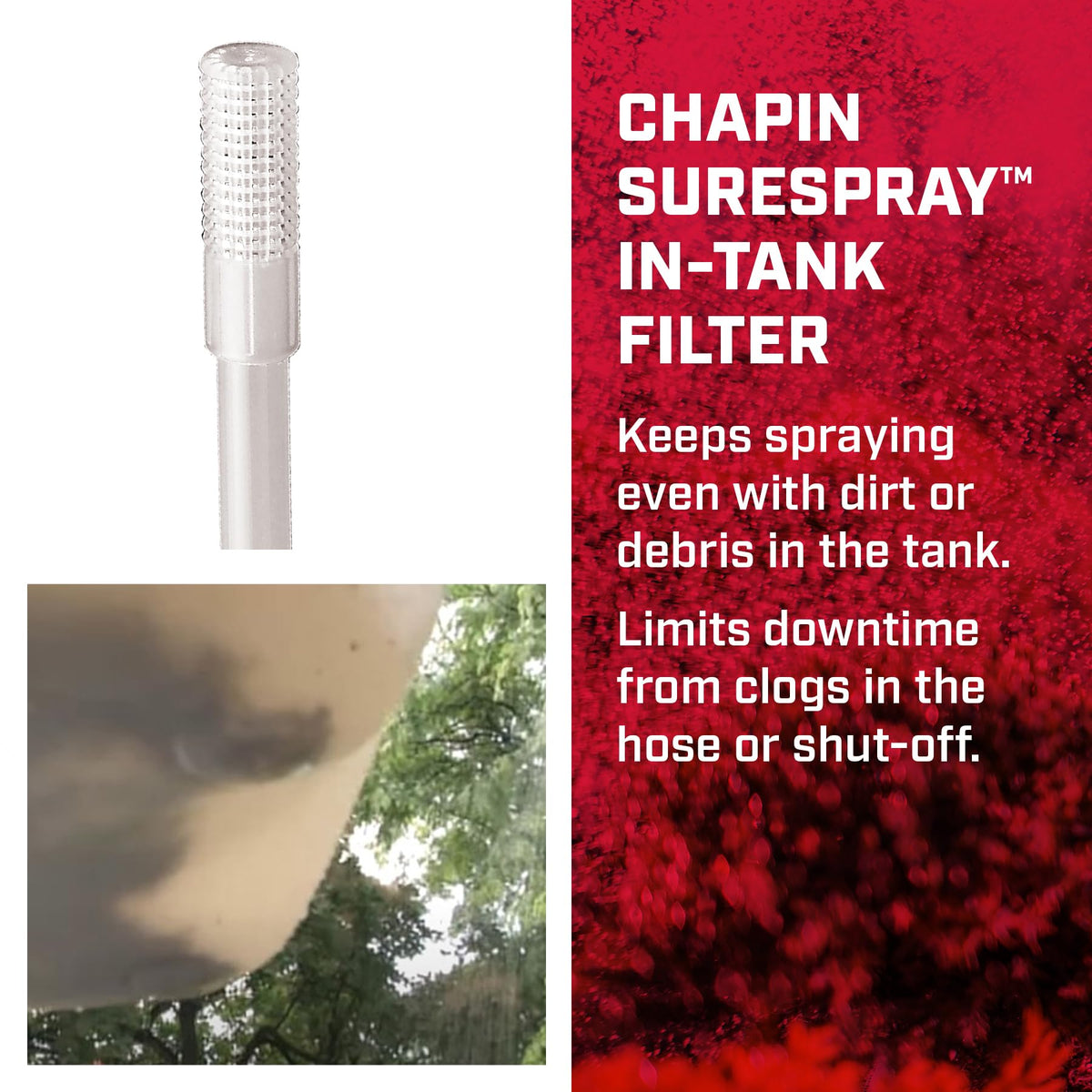 Chapin 20002 Made in USA 2 -Gallon Lawn and Garden Pump Pressured Sprayer, for Spraying Plants, Garden Watering, Lawns, Weeds and Pests, Translucent White-UPStoxs